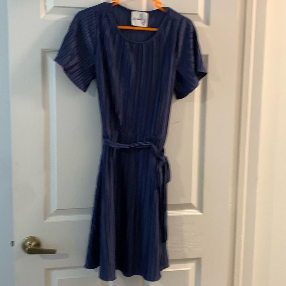 Fun pleated midi dress